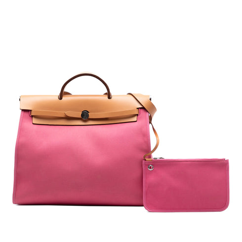 Herbag Zip Leather and Toile 39