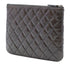 O Case Clutch Quilted Caviar Small