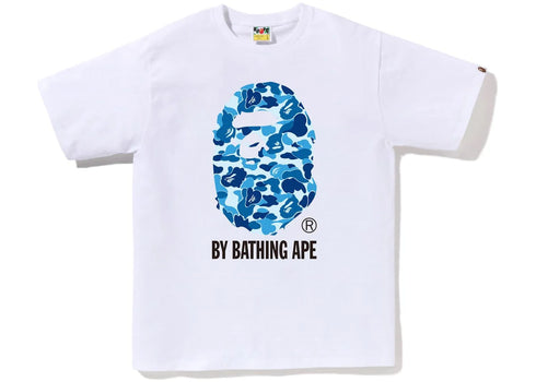 BAPE ABC Camo By Bathing Ape Tee White/Blue (SS23)
