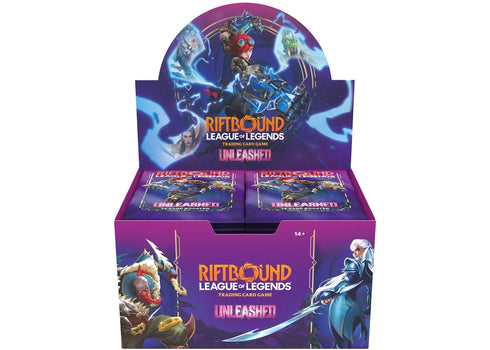 2026 Riftbound League of Legends Unleased Booster Display