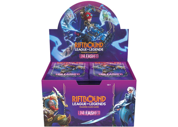 2026 Riftbound League of Legends Unleased Booster Display