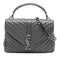 Classic Monogram College Bag Matelasse Chevron Leather Medium