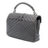 Classic Monogram College Bag Matelasse Chevron Leather Medium