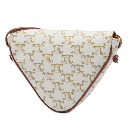 Triangle Crossbody Bag Triomphe Coated Canvas