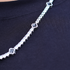 Black Clover Tennis Chain (Silver) - 4mm