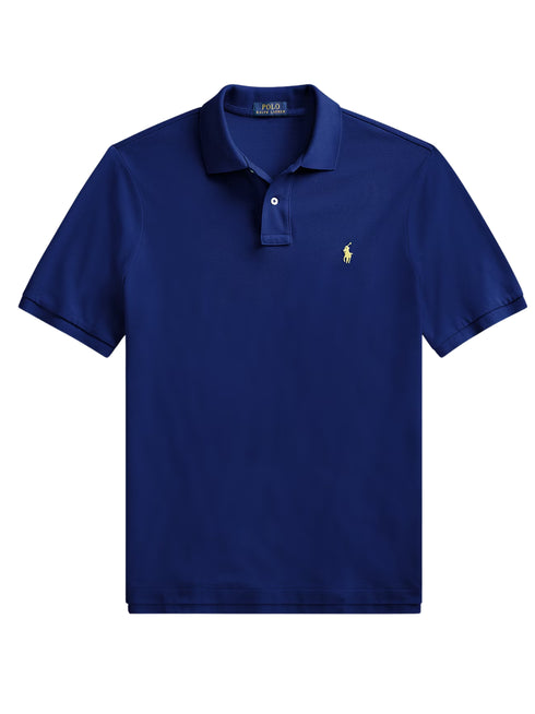 RALPH LAUREN The Iconic Mesh Polo Shirt Autumn Royal/Yellow