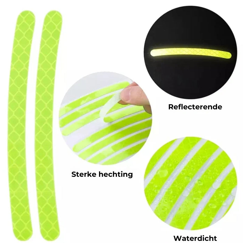 Autowiel Lichtgevende Stickers (20st)