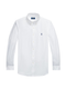 RALPH LAUREN Custom Fit Stretch Poplin Shirt White