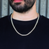 Micro Clustered Tennis Chain (Gold) - 5mm