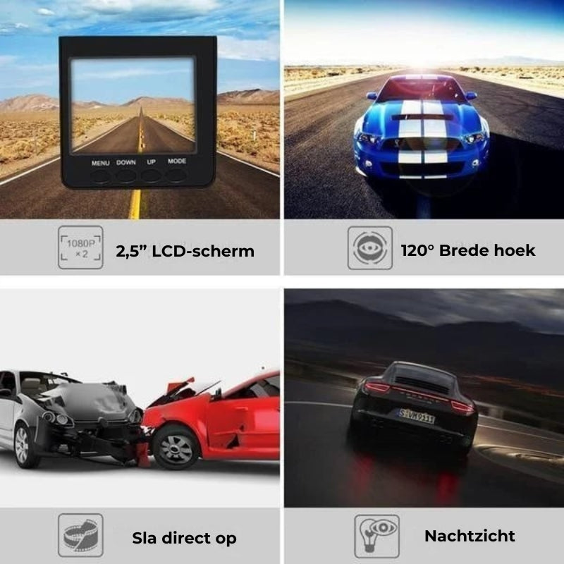 1080p HD Nachtzicht Dash Cam