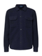 RALPH LAUREN Pile Fleece Overshirt Navy