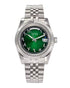 VVS Arabic Datejust | Emerald Green