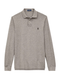 RALPH LAUREN Custom Slim Fit Mesh Polo Shirt Canterbury Heather