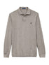 RALPH LAUREN Custom Slim Fit Mesh Polo Shirt Canterbury Heather