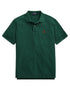 RALPH LAUREN Slim Fit Mesh Polo Shirt College Green