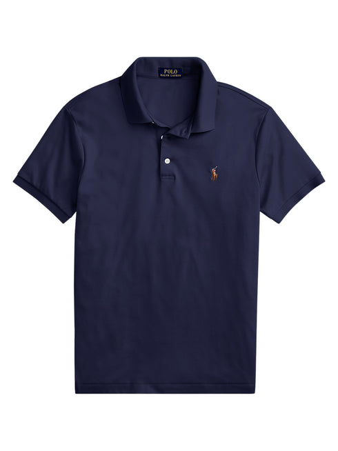 RALPH LAUREN Slim Fit Soft-Touch Polo Shirt Refined Navy
