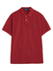 RALPH LAUREN Slim Fit Mesh Polo Shirt Dark Red