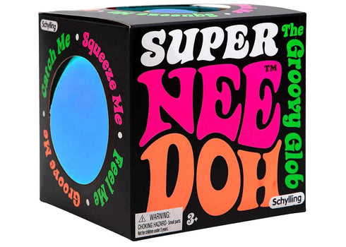 NeeDoh Super Groovy Glob Squishy Fidget Toy (Blue)