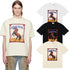 Rhude T-shirts Horse Frame Printing Cotton Casual Short Sleeve Men and Women