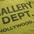 Gallery Dept T-shitrs Short Sleeve Half Sleeve Green