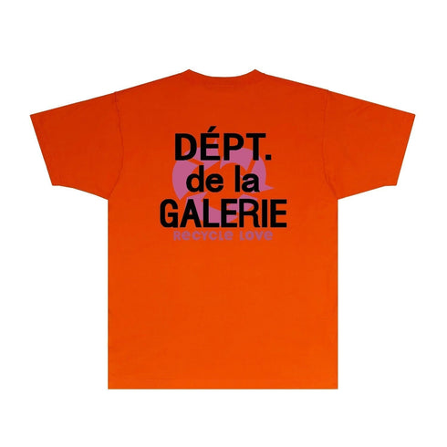 Gallery Dept T Shirt Retro Printed Loose Short-Sleeved Shirt