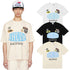Rhude T-shirt Racing Track Letter Print Short Sleeve T-shirt