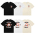 Rhude T-shirt Micro Label Letter Skull Print Short Sleeve T-shirt