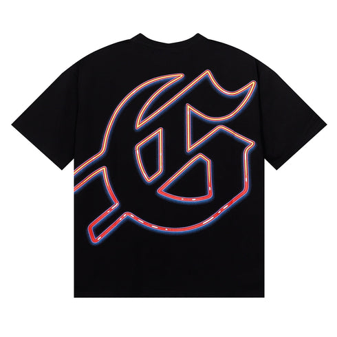 Godspeed T-shirts Skull Racing Printed Cotton Casual Short Sleeves Men and Women