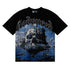 Godspeed T-shirts Skull Landscape Printing Cotton Casual Short Sleeves Men and Women