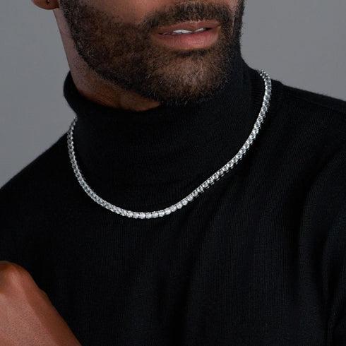 Silver 5mm Tennis Chain