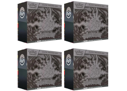 2026 Pokémon Mega Evolution Pitch Black Elite Trainer Box 4x Lot