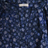Women's Ulla Johnson Josefina Belted Midi Dress in Navy Blue Cotton