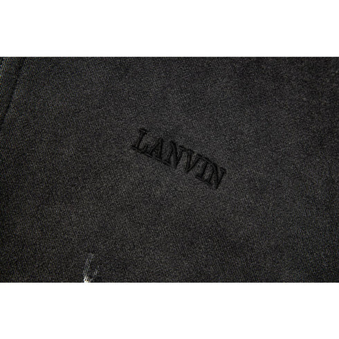 Gallery Dept Hoodie Embroidery Letter Splash Ink Wash Hooded Sweater Cardigan Jacket