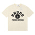 Rhude T-shirts French Cote d'Azur Printed Cotton Casual Short Sleeves Men and Women