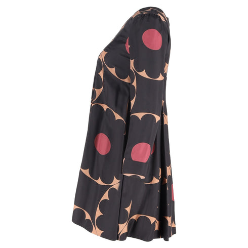 Women's Marc By Marc Jacobs Retro Floral-Print Mini Dress in Multicolor Silk