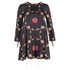 Women's Marc By Marc Jacobs Retro Floral-Print Mini Dress in Multicolor Silk