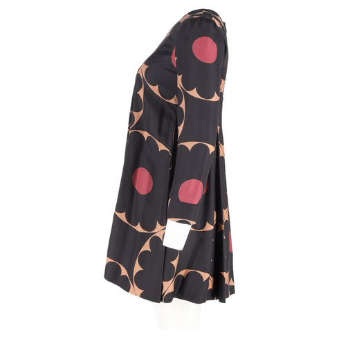 Women's Marc By Marc Jacobs Retro Floral-Print Mini Dress in Multicolor Silk