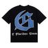 Godspeed T-shirts Astronaut Moon Landing Print Cotton Casual Short Sleeve Men and Women