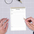 (50-Pack) To Do List Notepad - A5 Undated Daily Planner, 2500 Sheets/5000 Pages To Do List Notebook for Work, Spiral Waterproof Notepad for Office Supplies, School Planner, 5.8 x 8.3