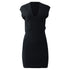 Women's Alexander Wang V-neck Mini Dress in Black Rayon
