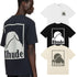 Rhude T-shirts Moon Badge Printing Cotton Casual Short Sleeve Men and Women
