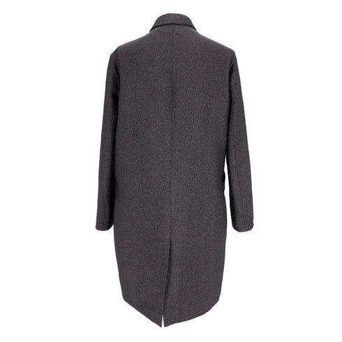 Women's Jil Sander Long Coat in Grey Acetate