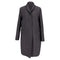 Women's Jil Sander Long Coat in Grey Acetate