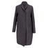 Women's Jil Sander Long Coat in Grey Acetate