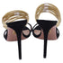 Women's Aquazzura Rendez Vous Sandals in Black Suede and Leather