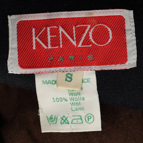 Women's Kenzo Paisley Print Blouse in Brown Wool