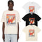 Rhude T-shirts Sailing Sunset Print Cotton Casual Crew Neck Short Sleeve Men and Women