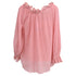 Women's Marc Jacobs Ruffle Blouse in Pink Silk