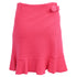 Women's Boutique Moschino Ruffled Crepe Mini Skirt in Pink Wool