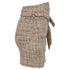 Women's Iro Tomia Belted Tweed Mini Skirt in Beige Acrylic